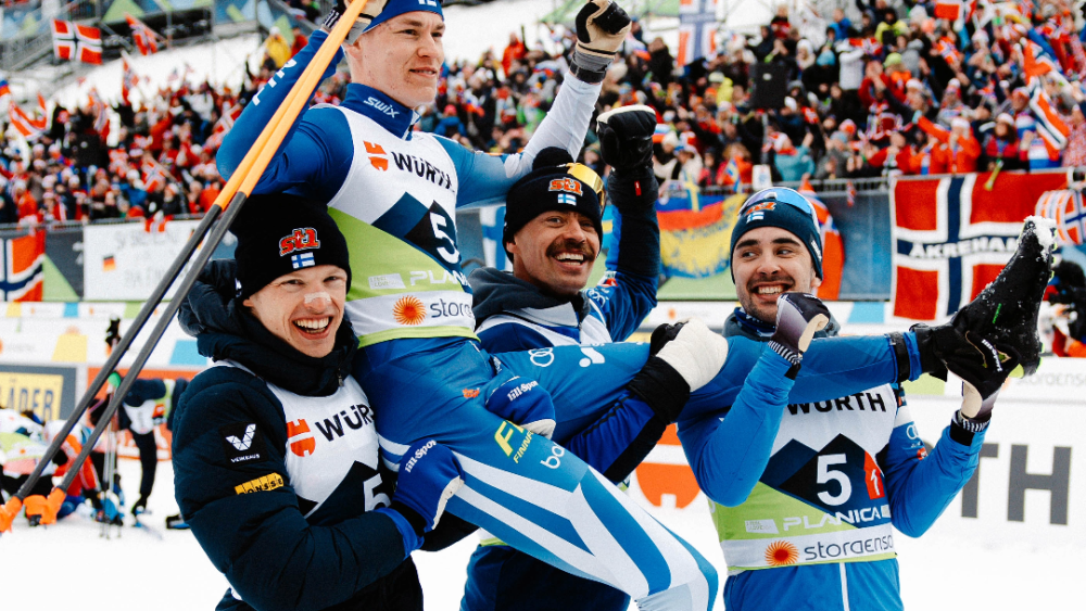 Maastohiihdon miesten 4x10 km:n viestin MM-hopeajoukkue - Urheilugaala UG2024 - Vuoden joukkue ehdokas