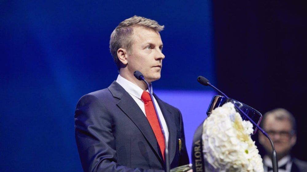 Kimi Räikkönen - Urheilugaala UG2017 - Suomen urheilun lähettiläs voittaja