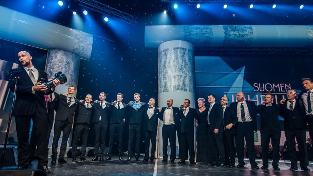 Lentopallon miesten maajoukkue - Urheilugaala UG2015 - Vuoden joukkue voittaja