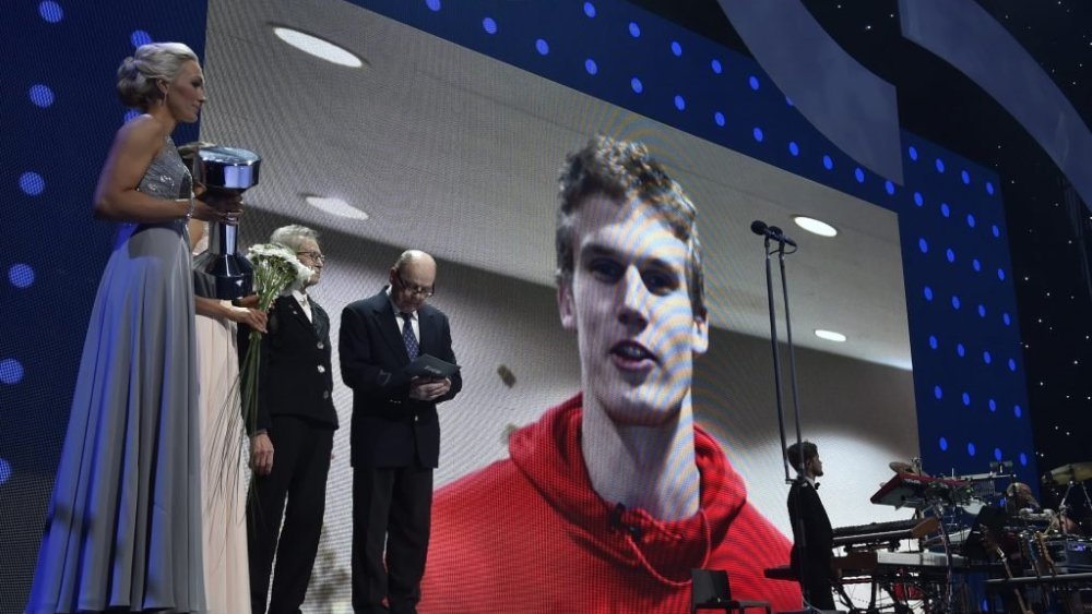 Lauri Markkanen - Urheilugaala UG2018 - Vuoden nuori urheilija voittaja