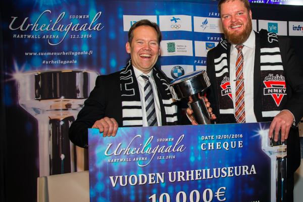 Helsingin NMKY (HNMKY) - Urheilugaala UG2016 - Voittajat voittaja